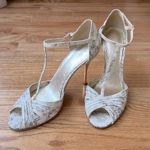 J. Vincent peep toe T-strap heels . Size US 9M. Good used condition. Very sexy.